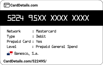 Card Details: 522495