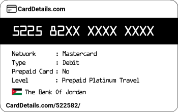Card Details: 522582