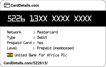 Card Details: 522613