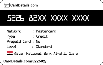 Card Details: 522682