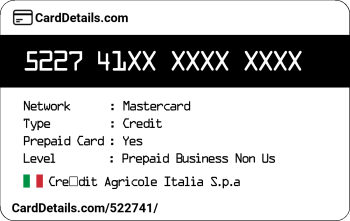 Card Details: 522741