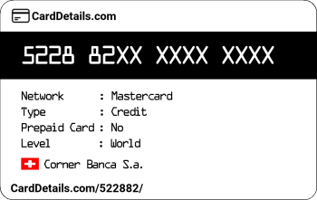 Card Details: 522882