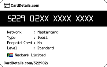 Card Details: 522902