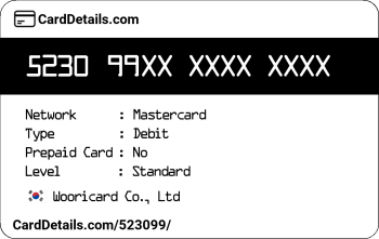 Card Details: 523099