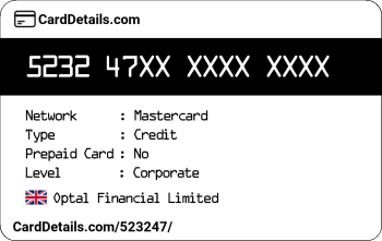 Card Details: 523247