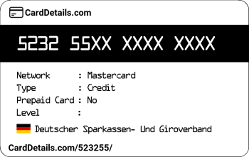 Card Details: 523255