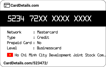 Card Details: 523472