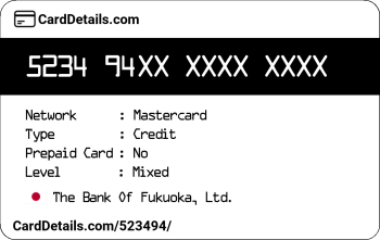 Card Details: 523494
