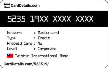 Card Details: 523519