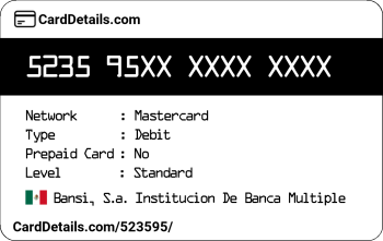Card Details: 523595