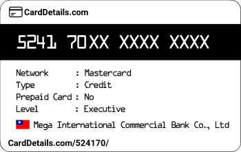 Card Details: 524170