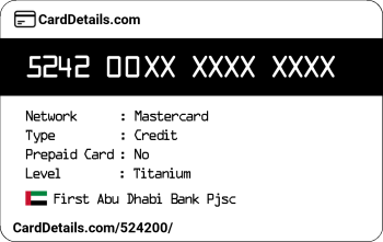 Card Details: 524200