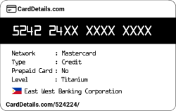 Card Details: 524224