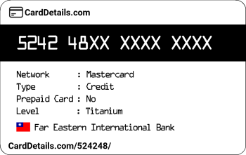 Card Details: 524248