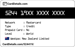 Card Details: 524419