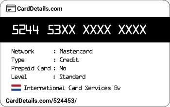Card Details: 524453