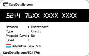 Card Details: 524476