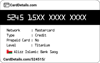 Card Details: 524515
