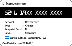 Card Details: 524619