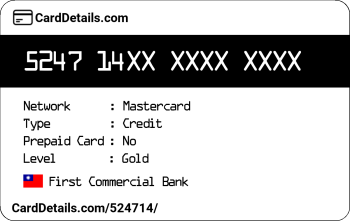 Card Details: 524714