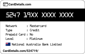 Card Details: 524719