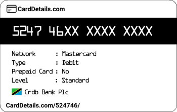 Card Details: 524746
