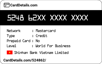 Card Details: 524862