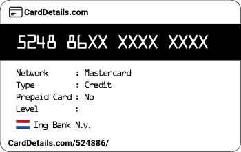 Card Details: 524886