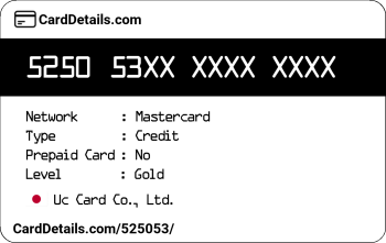 Card Details: 525053