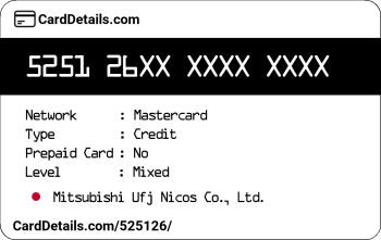 Card Details: 525126