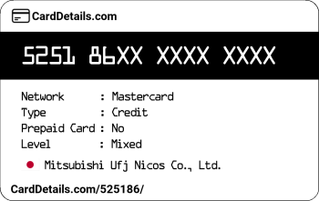 Card Details: 525186