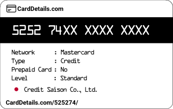 Card Details: 525274