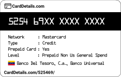 Card Details: 525469