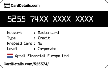 Card Details: 525574