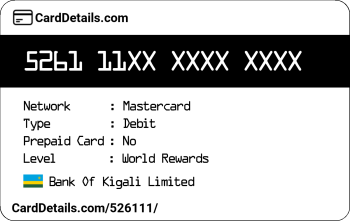 Card Details: 526111