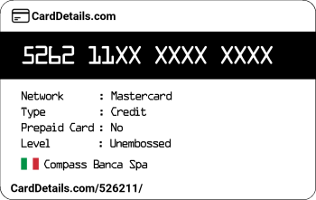 Card Details: 526211