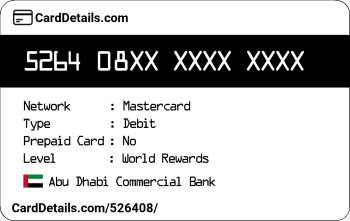 Card Details: 526408