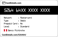 Card Details: 526464