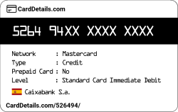 Card Details: 526494