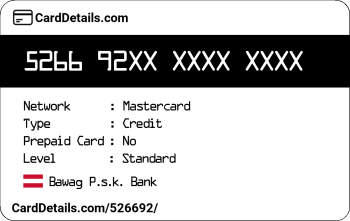 Card Details: 526692