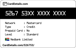Card Details: 526753