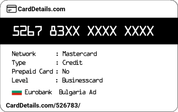 Card Details: 526783