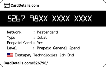 Card Details: 526798
