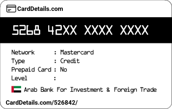Card Details: 526842