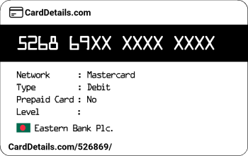 Card Details: 526869