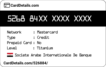 Card Details: 526884