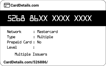 Card Details: 526886