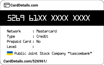 Card Details: 526961