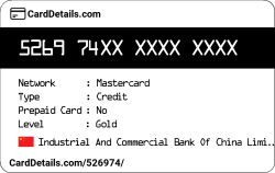 Card Details: 526974