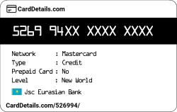 Card Details: 526994